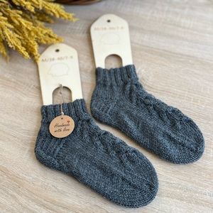 Hand knitted socks